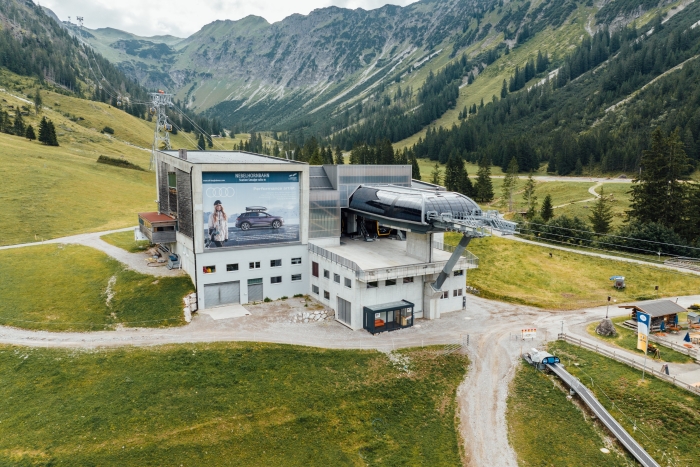 Oberstdorf | Nebelhornbahn | Erweiterung der Mittelstation (Rohbau - rechter Teil)